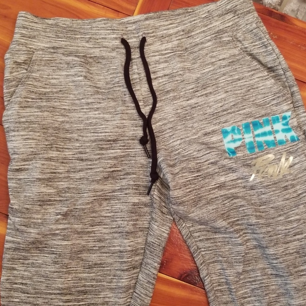 Pink sweat pants